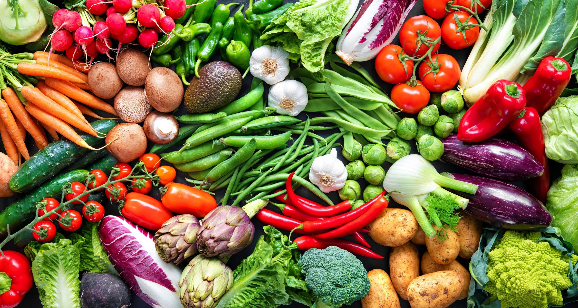 fresh fruits and vegetables